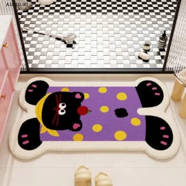 Thảm chùi chân chống trượt hình chó hoạt hình -Giá sỉ  Sz 40*60cm  giá  38k/1c Sz 60*90cm giá  70k/1c