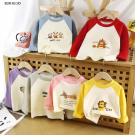 ÁO THUN DÀI TAY HỌA TIẾT -Giá sỉ 53k