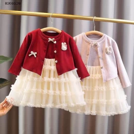 SET ÁO CDG + VÁY SÁT NÁCH VOAN TẦNG-Giá sỉ 155k