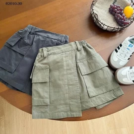 CHÂN VÁY KAKI VẠT CHÉO AMBB-Giá sỉ  size 90-150: 127k  size 160: 139k  size 170: 154k 