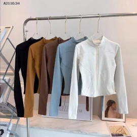 Áo khoác thể thao nữ thu đông – giữ ấm mà vẫn cực tôn dáng -Giá sỉ 119k