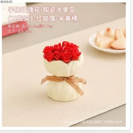 SET NĨA ĂN HOA QUẢ HÌNH BÓ HOA Giá sỉ 110k/set 