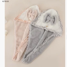 SET 2 KHĂN QUẤN KHÔ TÓC - sỉ 60k/set 2c mix màu