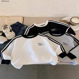 Áo thun tay dài raglan họa tiết khủng long thời trang thu đông 2025 cho bé- sỉ 129k