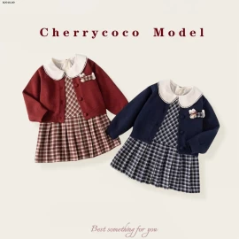 SET Bộ váy công chúa dệt kim CHERRYCOCO -Giá sỉ 329k