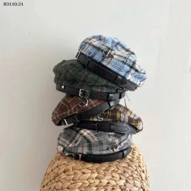 MŨ NỒI KẺ CARO CHO BÉ IUU -Giá sỉ 96k