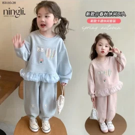 BỘ NỈ THỎ DỄ THƯƠNG BG 8-Giá sỉ 178k    