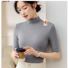 Áo thun cổ cao tay cộc - sỉ 80k