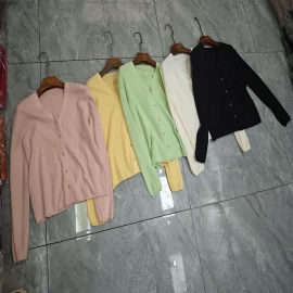 KHOÁC LEN MỎNG CỔ TIM - sỉ 155k