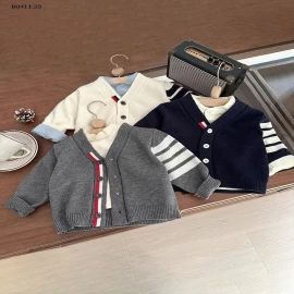 CARDIGAN LEN KẺ TAY SZ NHÍ-Giá sỉ 157k