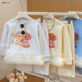 BỘ NỈ XINH BÉ GÁI-Giá sỉ 165k