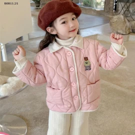 Áo khoác logo gấu xịn xò, style Hàn quốc CHO BÉ  - sỉ 217k