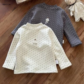 ÁO THUN HỌA TIẾT CHẤM BI CHO BG-Giá sỉ 145k