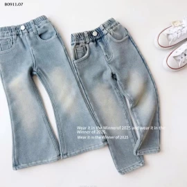 QUẦN JEANS XANH NHẠT BÉ GÁI-Giá sỉ 223k