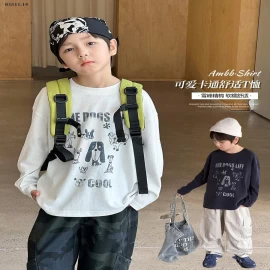 ÁO THUN DÀI TAY AMBB4-Giá sỉ size 90-150 : 134k sz 160 : 144k sz 170 : 155k