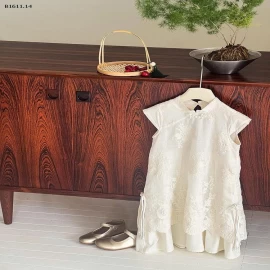 Váy sườn xám Hanfu Tiên Nữ  nhà Elmo Baby Kids  AMBB -Giá sỉ size 90-150 : 257k sz 160 : 277k sz 170 : 298k