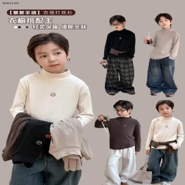 Áo giữ nhiệt thêu  cho bé  nhà AMBB -Giá sỉ sz 90-150: 120k sz 160 : 133k sz 170 : 145k