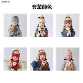 SET MŨ KÈM KHĂN-Giá sỉ 145k