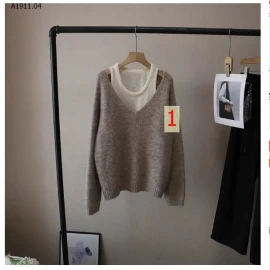 ÁO LEN 2 LỚP RỚT VAI- sỉ 230k