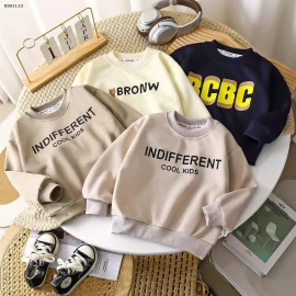 Áo nỉ  hoodie chui đầu trẻ  em- giá sỉ  size 80-110 giá 68k size 120-150 giá 74k