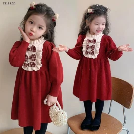 Váy len nơ noen cho bé gái 2025-sỉ 254k