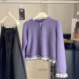 ÁO LEN CỔ TRÒN CHO NỮ NHÀ ANNA  - sỉ 228k