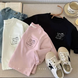 ÁO THUN DÀI TAY TÚI NGỰC-sỉ 145k