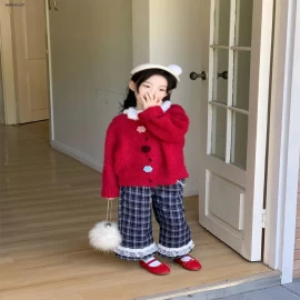 SET BỘ QUẦN KẺ 3 CHI TIẾT BG-sỉ Áo khoác : 234k             Áo trắng : 156k                   Quần : 206k 