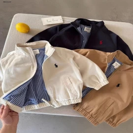 ÁO KHOÁC KAKI 2 LỚP THÊU NGỰA -sỉ 195k