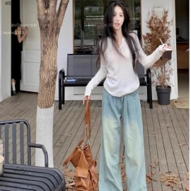 ÁO LEN MỎNG CỔ V-sỉ 182k