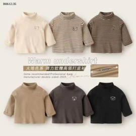 Áo giữ nhiệt cổ cao cho bé – siêu ấm, siêu xinh-sỉ 97k