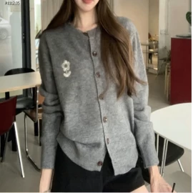 ÁO CARDIGAN LEN HOA NỮ-sỉ 240k
