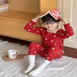 BỘ MẶC NHÀ THU ĐÔNG CHO BÉ-sỉ 145k