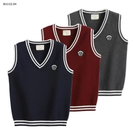 ÁO GILE LEN CHO BÉ SIZE ĐẠI-sỉ Sz 100-140 : 149k           Sz 150-180 : 159k