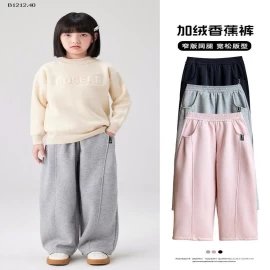 QUẦN NỈ BÉ GÁI LÓT LÔNG -sỉ 163k