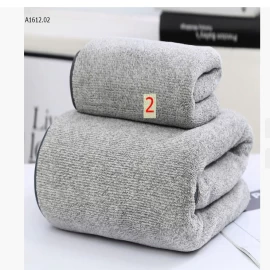SET 2 KHĂN TẮM COTTON SIÊU THẤM CHUẨN NHẬT LOẠI CAO CẤP  - sỉ 100k/1 set 2c 