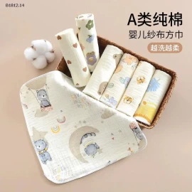 SET 10 KHĂN SỮA NGẪU NHIÊN CHO BÉ  YÊU - sỉ 89k/set 10c ngẫu nhiên