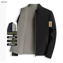 ÁO KHOÁC NAM CỔ ĐỨNG – MẶC ĐƯỢC 2 MẶT sỉ 218k