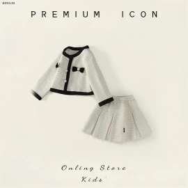 SÉT DẠ KEM VIỀN ĐEN PREMIUM- sỉ 224k