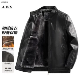 ÁO KHOÁC DA LÓT LÔNG CHO NAM CAO CẤP CHÍNH HÃNG NHÀ ABX -Giá sỉ 585k
