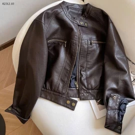 ÁO KHOÁC DA DÁNG NGẮN   - sỉ 308k