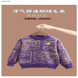 Chiếc áo len lót nỉ cực ấm này bé trai và bé gái đều mặc đc- sỉ 170k