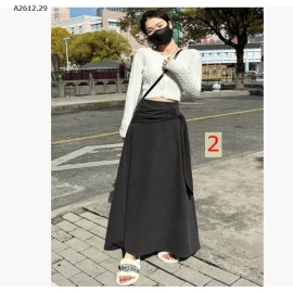 Chân váy midi len mùa đông mới dành cho nữ-Giá sỉ 220k