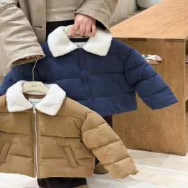 ÁO KHOÁC PHAO PHỐI CỔ LÔNG CHO BÉ-Giá sỉ 368k