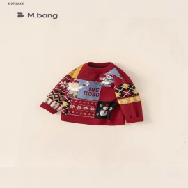 BST ÁO LEN DIỆN NOEL, TẾT CHO BÉ MBANG - sỉ mẫu 1, 2, 3, 4: 275k mẫu 5, 6: 247k