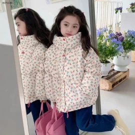 ÁO PHAO HOA NHÍ LÓT LÔNG CHO BÉ  - sỉ 222k