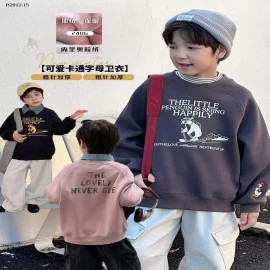 ÁO NỈ CHIM CÁNH CỤT LÓT LÔNG  AMBB  24A138-Giá sỉ  sz 90-150: 173k  sz 160: 188k  sz 170:  205k 