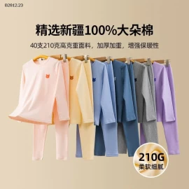 Bộ đồ thu đông giữ nhiệt cho bé 100% cotton, loại A- sỉ giá 195k