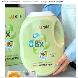 VIÊN GIẶT TẨY AROMA JM ZHONGMAI-Giá sỉ 215k