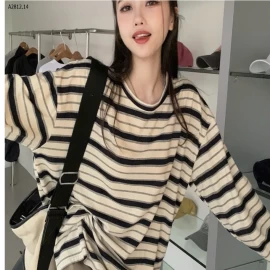 ÁO THUN SỌC FORM RỘNG  - sỉ 82k